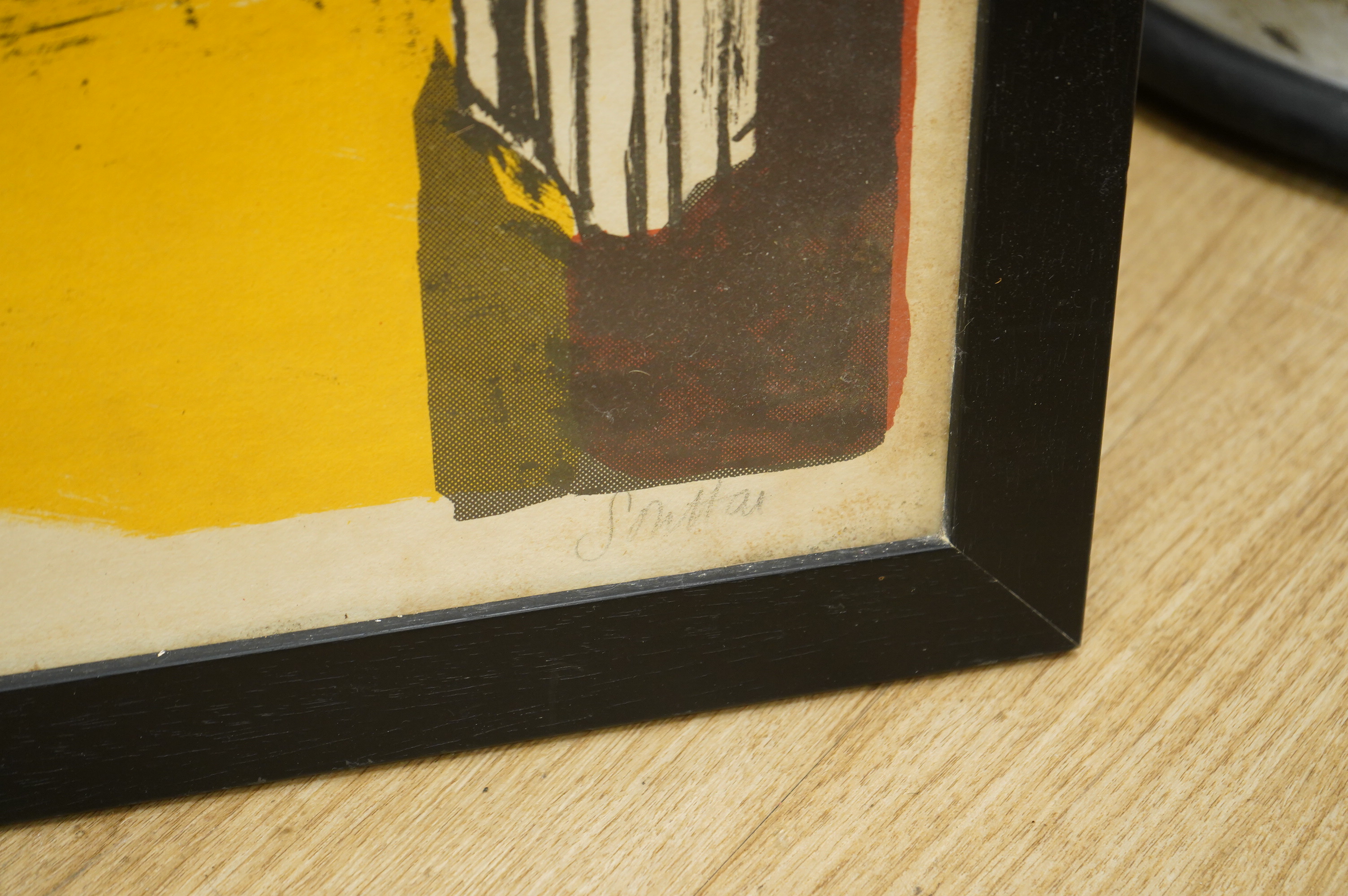 Margaret Souttar (Scottish, 1914-1987), ‘Magdalene College Cambridge’, signed in pencil, colour lithograph, 75 x 55cm